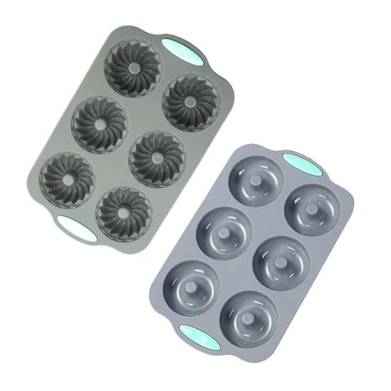 Рождественская силиконовая форма для торта, жаростойкая форма для выпечки печенья, тостов, кубиков льда, антипригарная, легко извлекаемая, форма для десерта