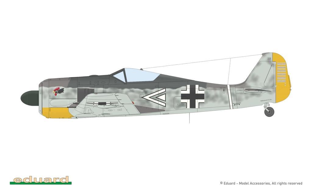 eduard Пластиковая модель Weekend Edition EDU84205 1/48 Fw190A-3 (Самолет)