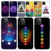 The Mandala Chakra Insist Yoga Phone Case Iphone15 14 13 12 11 Pro Max Mini X 7 8 Soft Case