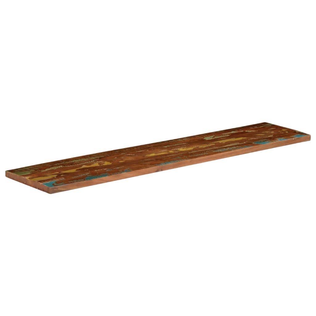Tabletop 160x30x3.8 cm Rectangular Solid Reclaimed Wood