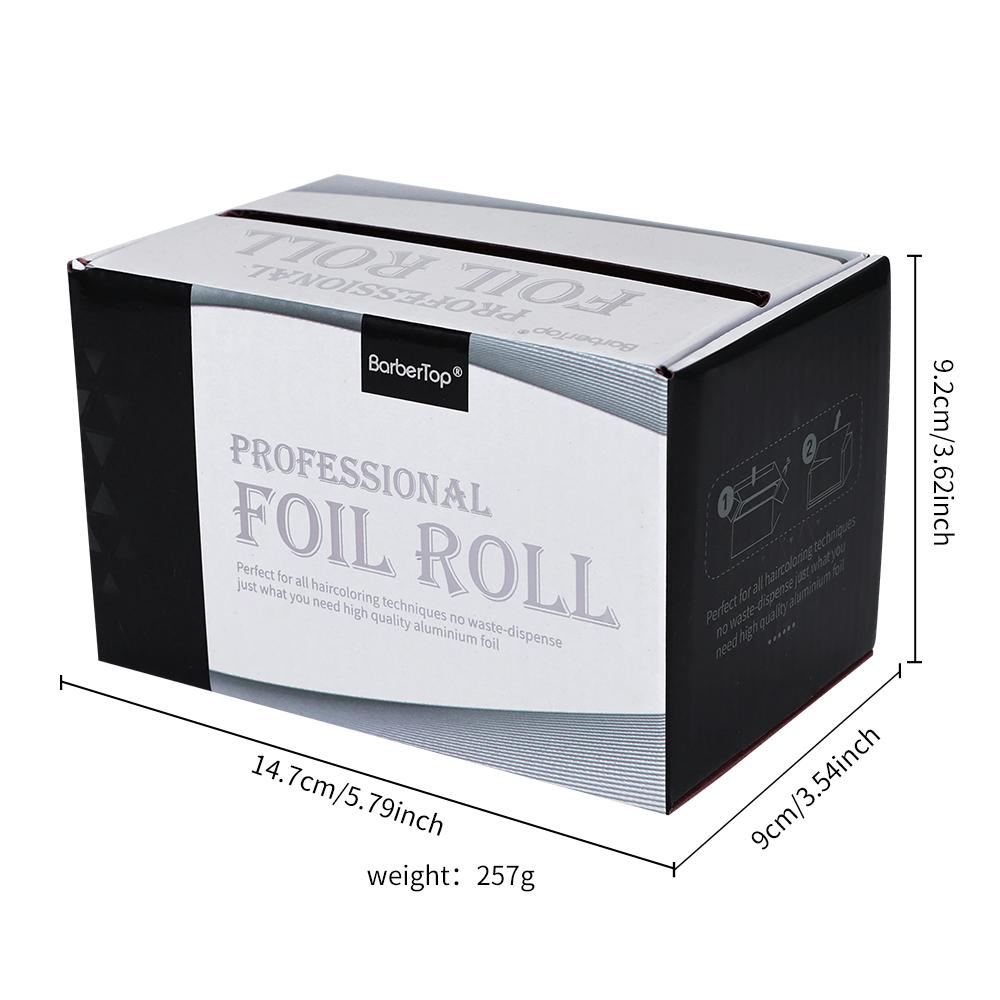 30/50 Meter Long Aluminum Foil Tin Foil Barber Shop Specific Disposable Perm Hair Dyeing Tin Foil Hair Styling Tool