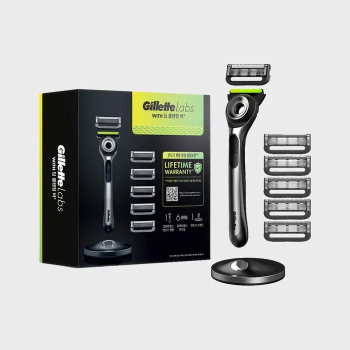 Gillette Мыло для глубокого очищения Labs 1up + Лезвия для бритвы 5 шт.