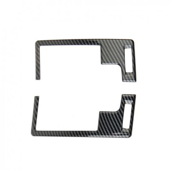 Carbon Fiber Style Central Control Air Vent Outlet Trim Cover For Nissan 350Z