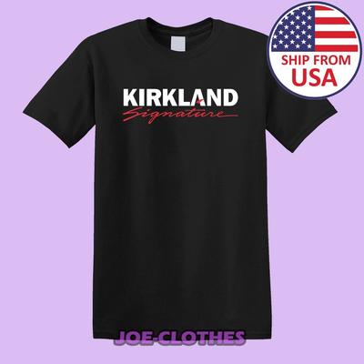 Футболка Kirkland Signature с красной надписью Отправка из США
