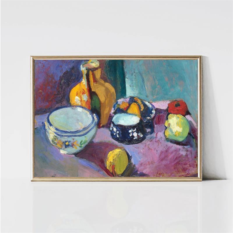 Анри Матисс Классические Работы Цветной Пейзаж Постер Портрет Женщины Кошка Цветок Печать на Холсте Настенное Искусство для Комнаты Домашний Декор