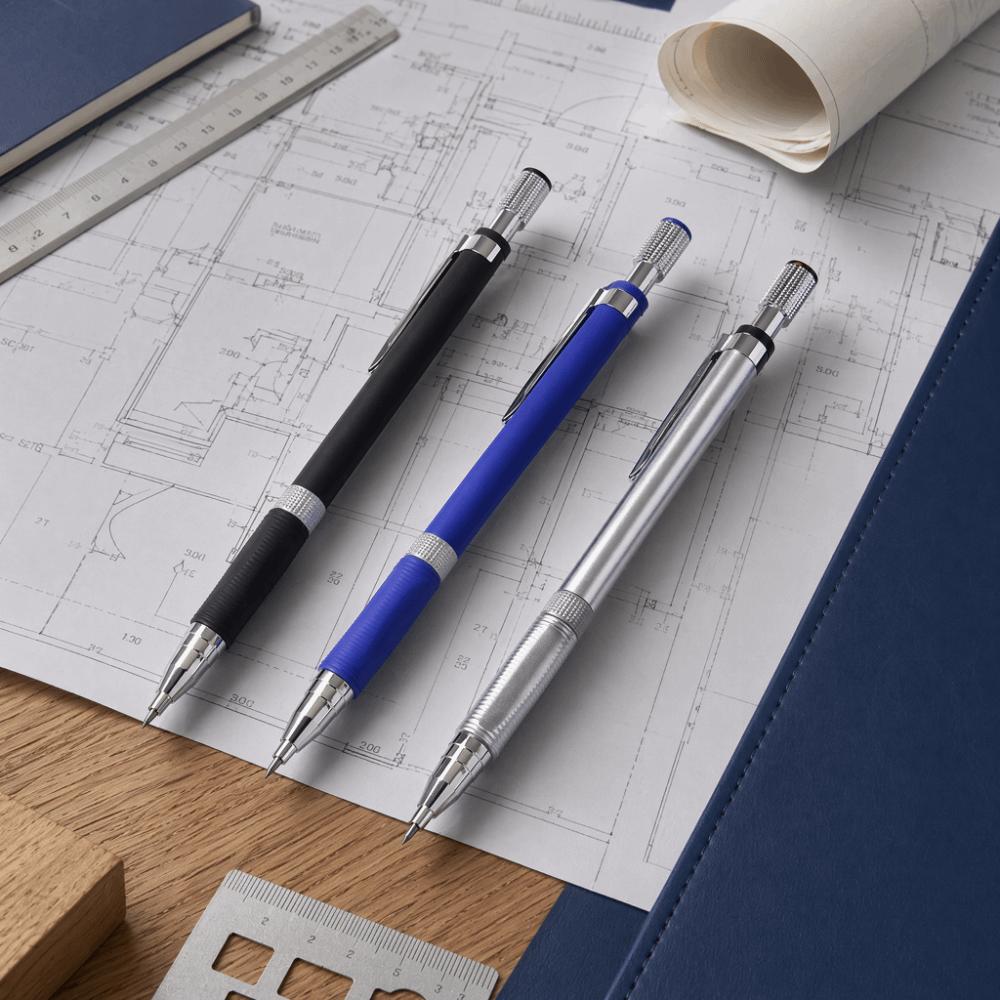 Metal Automatic Pencil 0.5/0.7/2.0mm 2B Propelling Pencils Multi-purpose Drafting Pencil Students