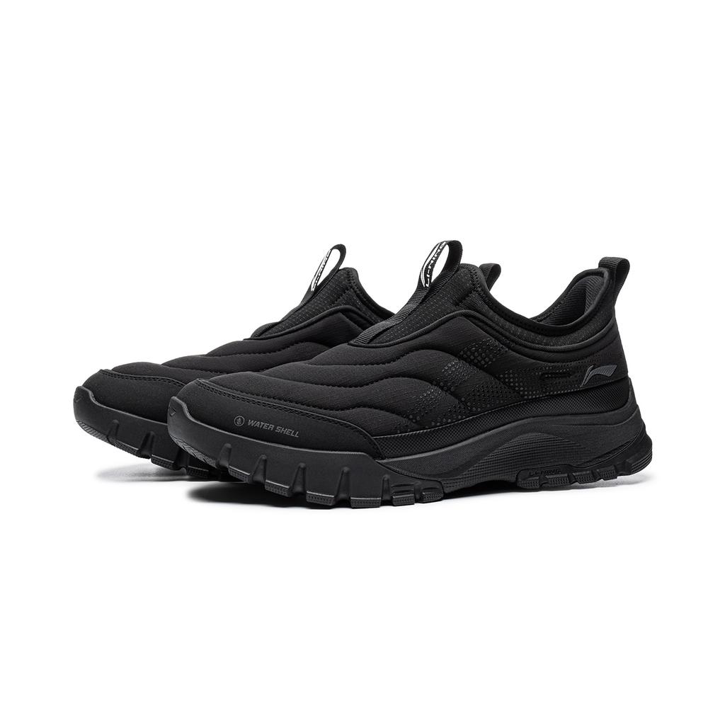 Men's Sneakers Li-Ning Sand Rock PRIMALOFT Casual Shoes Men's Low-top Night Black