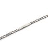 Les Trésors De Lily [L3823] - Rhodium-plated 'Identity' Silver Curb Chain - 18 Cm 4 Mm