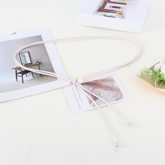 Женский ремень из искусственной кожи, регулируемая длина, для платья, рубашки, топа, износостойкий поясной ремень, модный аксессуар