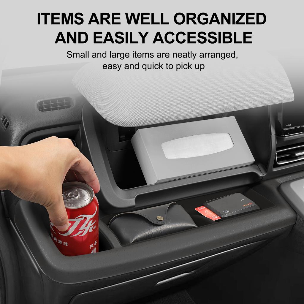 Для Honda Freed 2025 2025 Приборная панель Подстаканник Ящик для хранения Амортизирующий Центральный органайзер Лоток Автоаксессуары