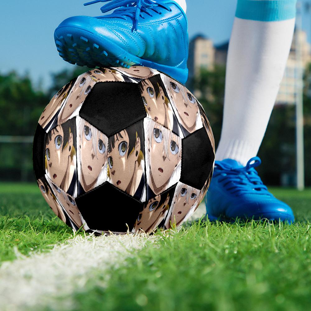 BlueLock Theme Size 5 Soccer Ball, Suitable for Both Indoor and Outdoor Matches, a Gift Suitable for Everyone.