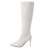Sexy Knee High Boots For Women Black White Green Patent Party Shoes High Heels Winter Autumn 2025 Long Boot Female Large Size 48