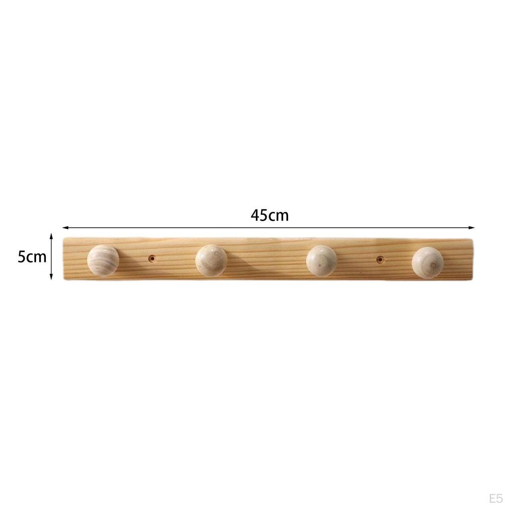 Премиальные деревянные крючки для одежды и аксессуаров