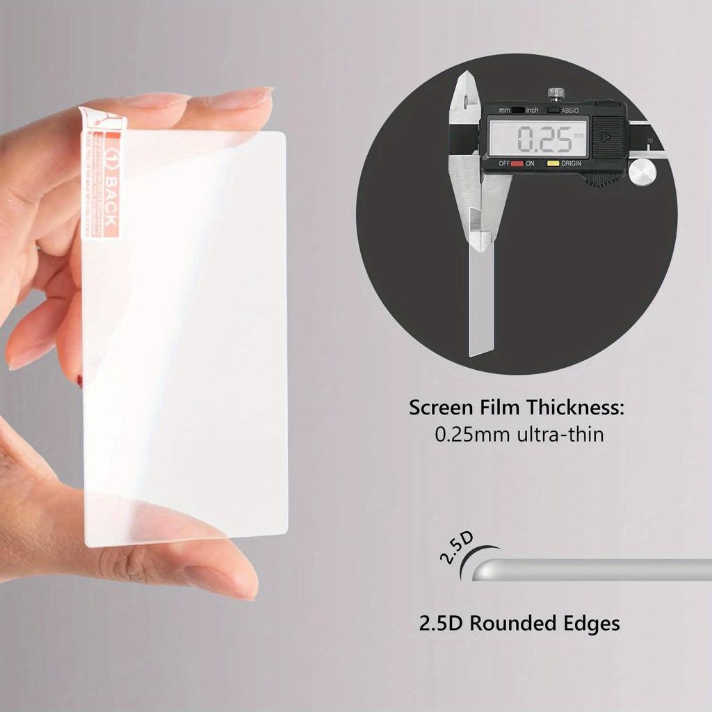 3pcs Tempered Glass for Fujifilm XT50 XT30 XT5 XT4 X100VI X100V X100IV XS20, Anti-Scratch Screen Protector Film Accessories