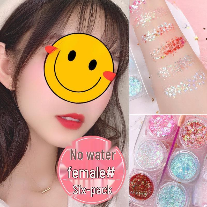 Bling Eye Makeup Stickers: Glitter Stars & Pearlescent Gel Eyeshadow for Fairy Stage Sparkle