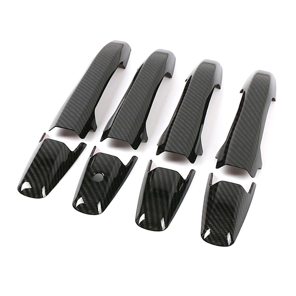 For Honda Civic 2006-2011 8 Gen Carbon Fiber Color Modify Refit Chrome Door Handle Cover Decoration Trim Protection Sticker