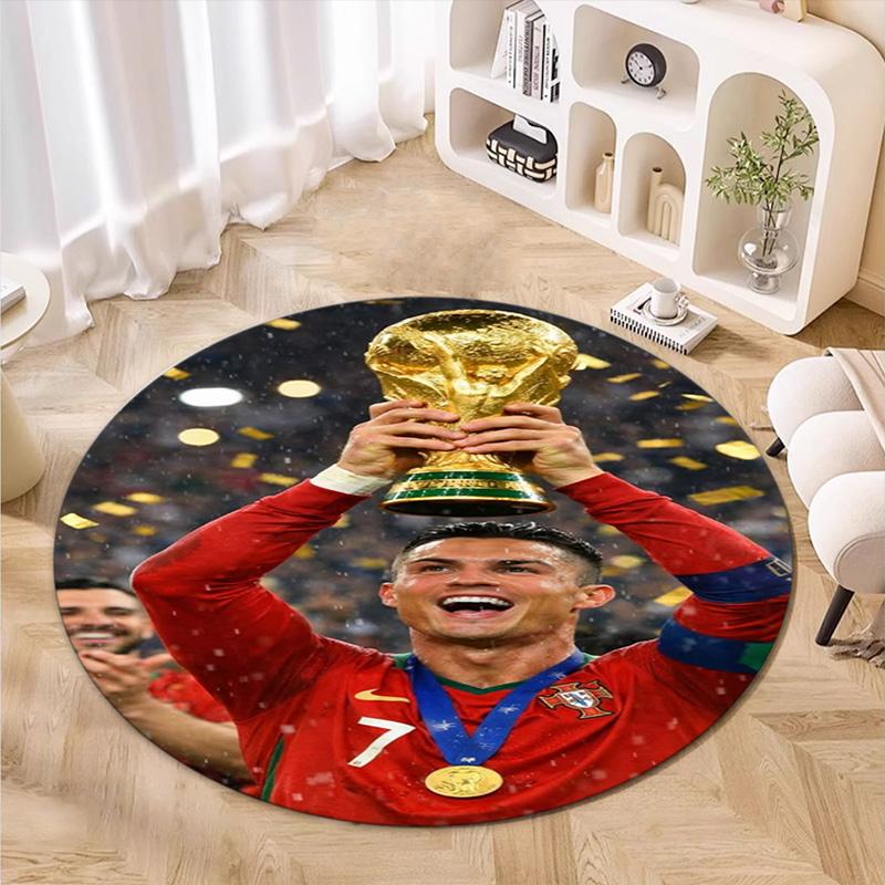 Cristiano Ronaldo Portugal'S Golden Triumph Carpet Home Decor Floor Mats Protective Pad Doormat Christmas Gifts