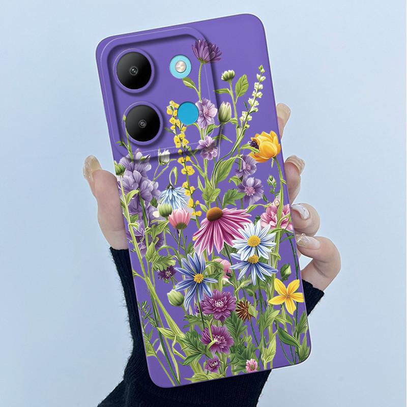 Чехол для Infinix Smart 7 X6515 Smart 7 HD X6516 Модный Простой Чехол Мягкий Силиконовый Чехол для Телефона Для infinix Smart7 Plus Чехлы