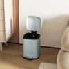 12L Modern Boxy Metal Home Kitchen Bin Light Green