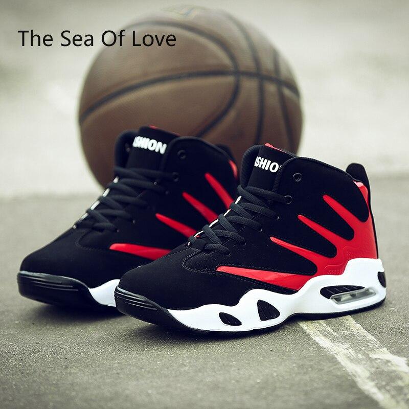 Высокие мужские баскетбольные кроссовки, мужские осенне-зимние баскетбольные кроссовки на теплом меху, мужская уличная спортивная обувь Zapatillas De Baloncesto