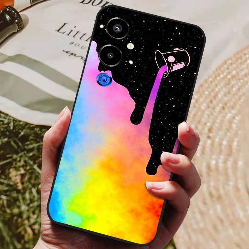 Чехол для Tecno Pova 4 Pro Крутой Расписной Силиконовый ТПУ Мягкий Чехол для Tecno Pova4 Pro Чехлы Pova 4Pro Черные Защитные Оболочки для Телефона