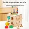 Multifunctional Bead Maze & Pegboard Educational Toy for Shape Recognition & Grip Training