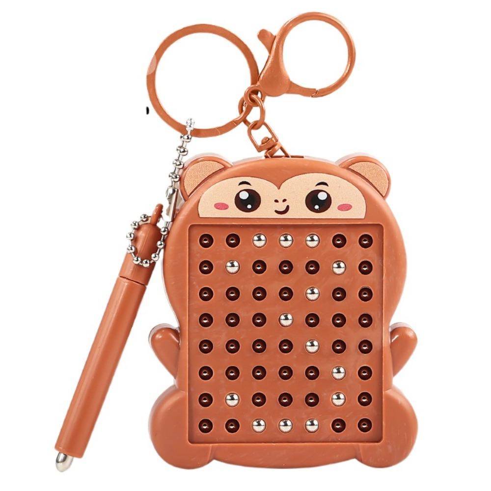 Доска для рисования со стальным шариком, брелок для сумки, магнитная доска, кулон, подарки для малышей