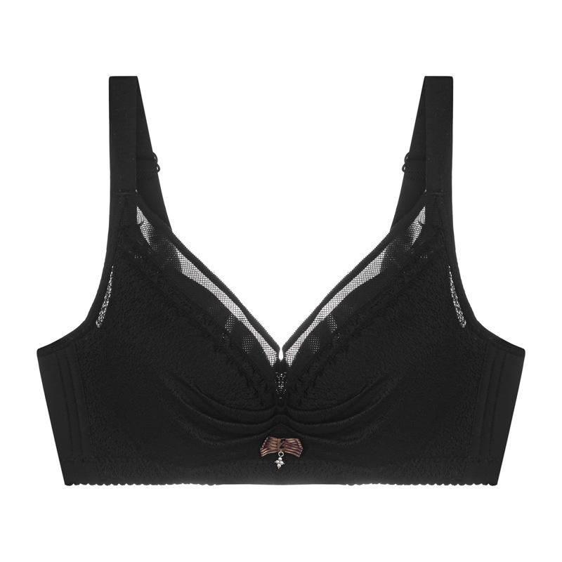 Сбор поддержки без стального кольца Тонкая чашка Нижнее белье Женское кружево Сексуальная дышащая коллекция груди для регулировки типа бюстгальтера для девочек-подростков