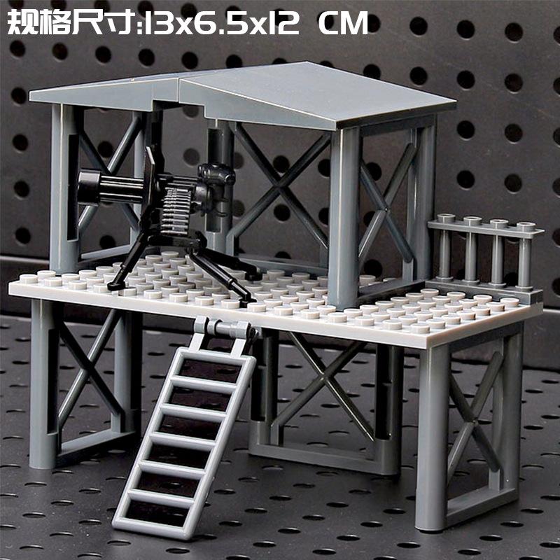 Конструктор для самостоятельной сборки модель из строительных блоков MOC сцена оружейная военная база подарок на день рождения ребенка Детские развивающие игрушки