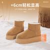 Augustine Platform Snow Boots 2025 New Winter Leisure One-pedal Velvet Short Boots Thickened Bread Cotton Shoes