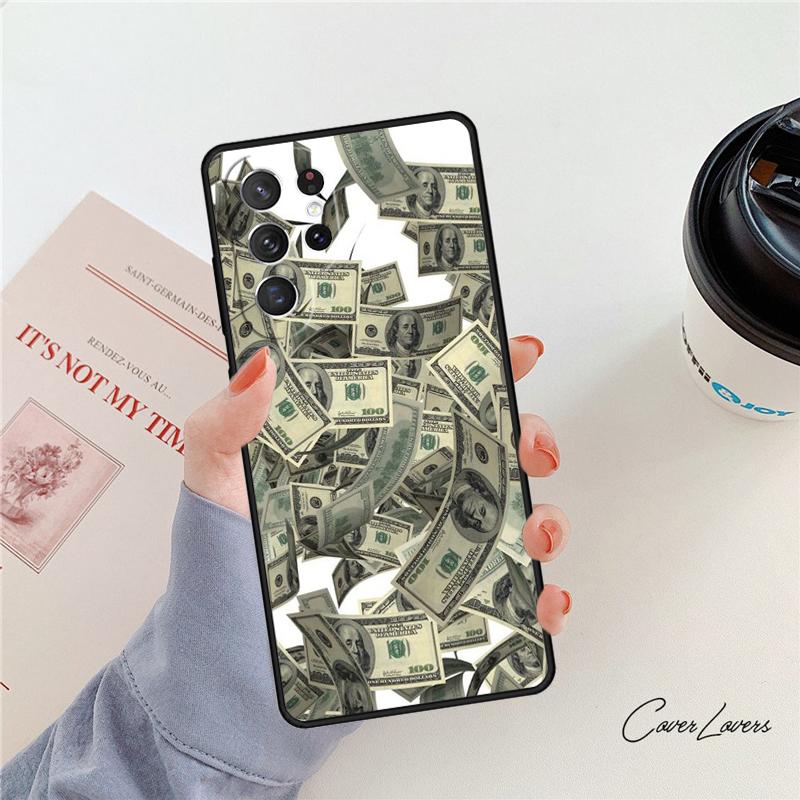 Доллары Деньги чехол для телефона Для Samsung Galaxy S24 S25 S23 S22 Ultra Note 10 20 Plus S20 S21 FE Cover