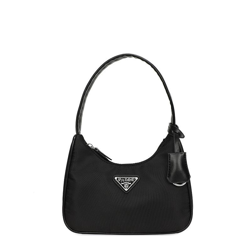 Новая сумка хобо Kendou подмышку, винтажная средняя старинная нейлоновая сумка-багет, портативная сумка через плечо, женская