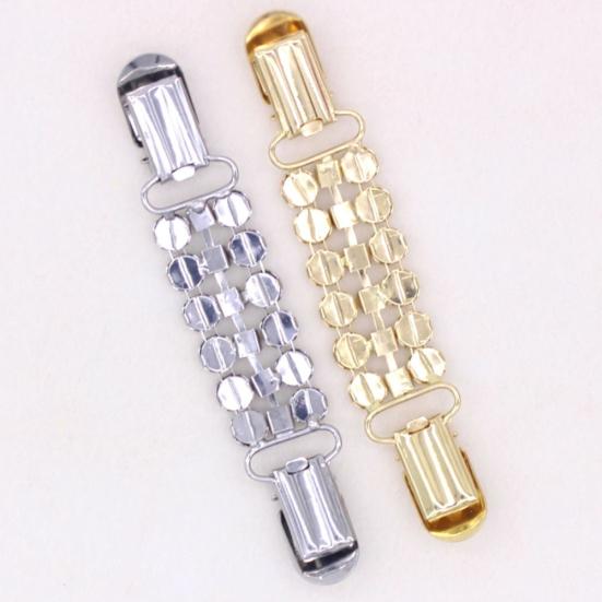 Женская рубашка со стразами и цепочкой без пуговиц, свитер, кардиган, зажим, декор