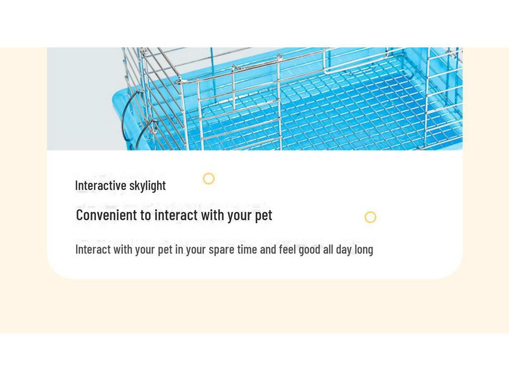 Большая крытая клетка для кроликов и морских свинок с автоматической очисткой отходов