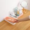 2547 Drawer Separated Storage Box Kitchen Tableware Small Box Rectangular Plastic Desktop Cosmetics Storage