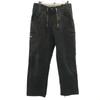 EIKO 80s 90s Old Eurowork Logger Cargo Pants 50 Charcoal Black Work Men's Used
