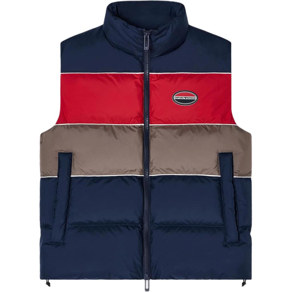 EMPORIO ARMANI Logo Patch Quilted Vest EM003270-AF18231-UB118