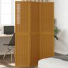 VidaXL Room Divider 3 Panels, Room Separator, Privacy Screen, Bedroom Living Room Screen, Brown Wood 358814
