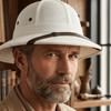 Big Size Hard Straw Hat Straw Material Jazz Bucket Hat New Fedora Sun Hat  Garden