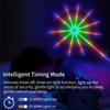 Светодиодная лента для фейерверков RGB с Bluetooth-приложением, управление через USB, цветная музыка для свадебной вечеринки, спальни, декора, освещения