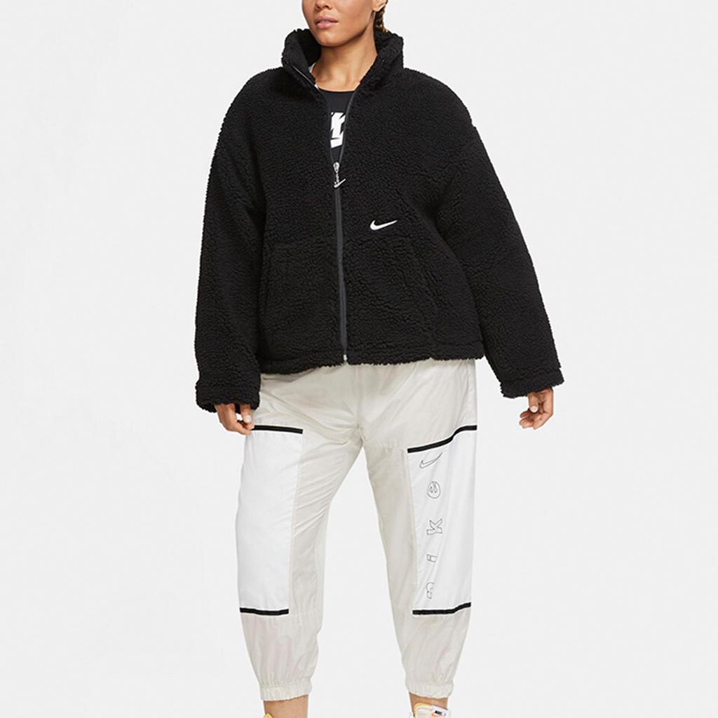Nike Jackets Women's Black Stand Collar Moderate Other (Unisex) Jackets CU6640 010