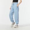 Jordan Solid Color Drawstring Knit Joggers Women Bottoms Blue-Gray FB5114-437