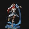 Genshin Impact 27cm Pvc Anime Figure Nilu and 23cm Hu Tao Figure Doll Action Figure Collectible Toy Desktop Decoration Gifts