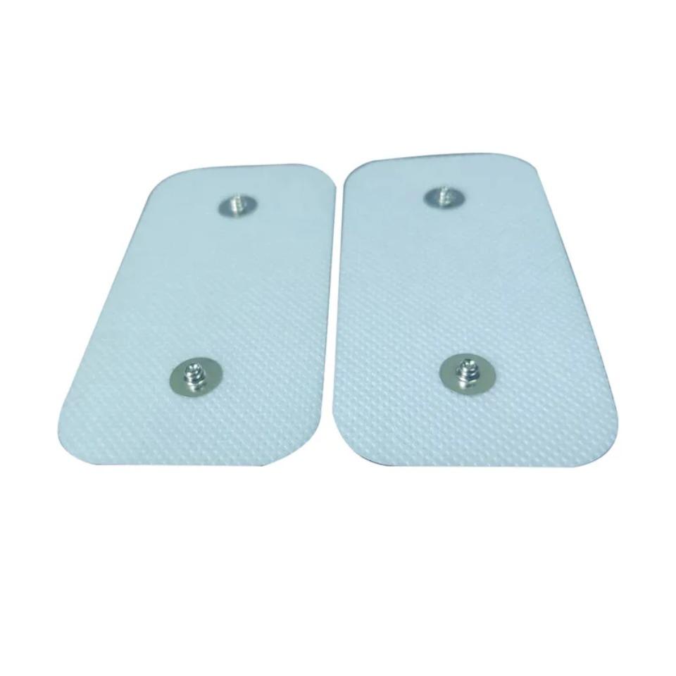 20pcs 3.7mm Stud Electrodes Hollow Head Dual Snap Tens Gel Adhesive Replacement Muscle Stimulator Electrotherapy Massage Pads
