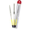 Genuine Diamond Files, 3-Piece Set, Precision Rod Files with Storage Case, 140mm, for Small Crafts, Plastic Model Tools