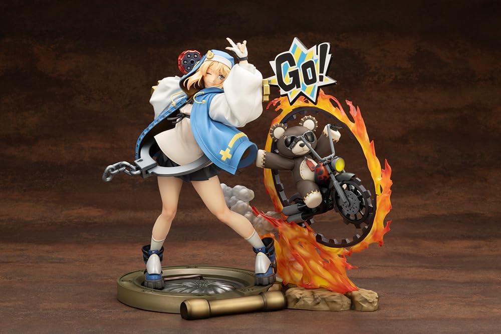 KOTOBUKIYA GUILTY GEAR Бриджит с Return of Kill Machine масштабная ПВХ окрашенная готовая фигурка -STRIVE- 1/7