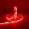 24V DC COB LED Strip Light, 5m Red, 480 LEDsm, Ultra-Narrow 8mm Width, High Brightness, High Color Rendering Index (CRI) 95, Dotless Uniform Light,