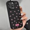 Милый Чехол для Телефона с Узором Розовый Бант для iPhone 17 Air 16 e 15 14 13 12 11 Pro Max Plus Mini SE 2020 2022 Мягкий Чехол