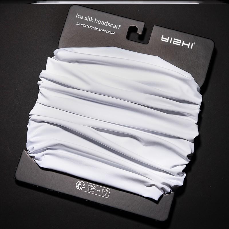 Sun Protection Neck Gaiter for Men, Ice Silk Outdoor Face Mask, Dustproof Men's Cycling Neck Guard, Fishing Headscarf