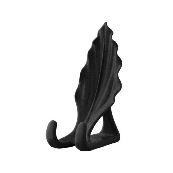 Настольное украшение в форме листа, подставка для телефона в форме листа, 3D-печатный держатель для мобильного телефона с двойной маленькой подставкой для поддержки крючка дома, Креативная подставка для видео без рук,